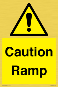 Caution Ramp